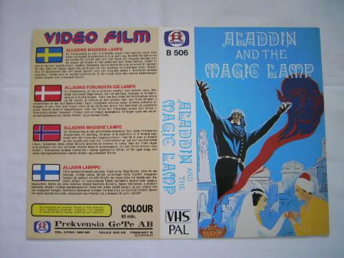 B506 ALADDINS MAGISKA LAMPA  (VHS)